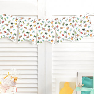 Cute Bugs Pattern Birthday Party Vlaggetjes