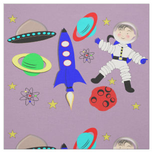 Cute Buitter Space Thormed Stof