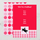 Cute Bull Rider Kaart (Voorkant / Achterkant)