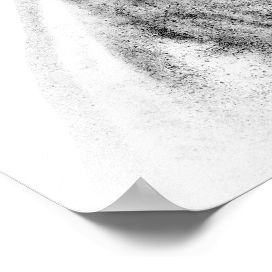 Cute Bull Terrier dog art Poster (Hoek)