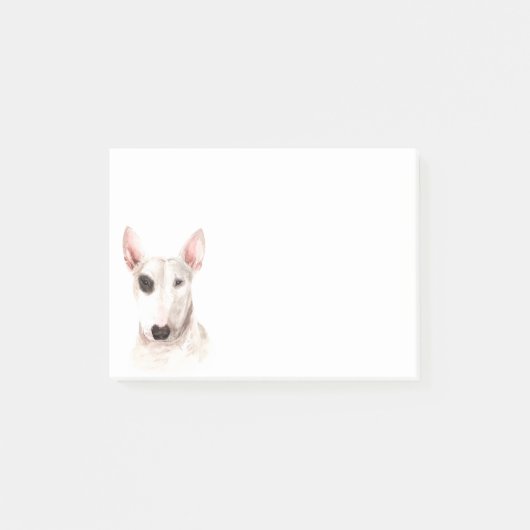 Cute Bull Terrier Ma Puppy Dog Dad Puppies Pup Post-it® Notes (Voorkant)