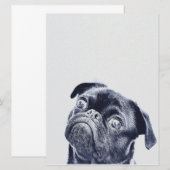 Cute Bulldog Artwork | Bulldog Lover Gift Menu (Voorkant / Achterkant)