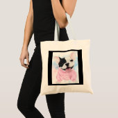 Cute Bulldog | Gewoon van me houden | Hondenliefhe Tote Bag (Voorkant (product))