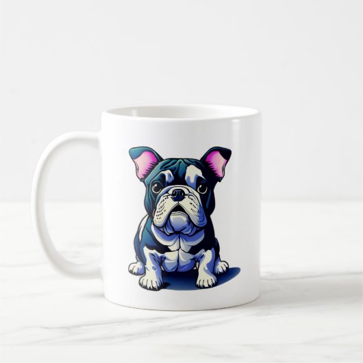 Cute Bulldog Koffiemok (Links)