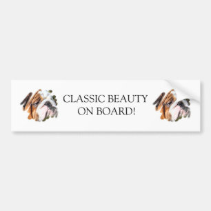 Cute Bulldog Photo Bumpersticker