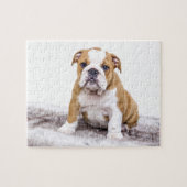Cute Bulldog Puppy Legpuzzel (Horizontaal)