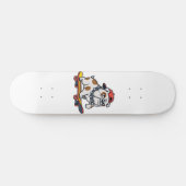 Cute Bulldog Skater Persoonlijk Skateboard (Horizontaal)