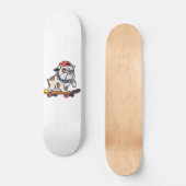 Cute Bulldog Skater Persoonlijk Skateboard (Voorkant)