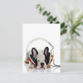 Cute Bulldog Sleeping | Engelse Bulldog Lover Kaart (Staand voorkant)