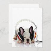 Cute Bulldog Sleeping | Engelse Bulldog Lover Kaart (Voorkant / Achterkant)