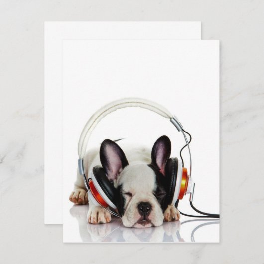 Cute Bulldog Sleeping | Engelse Bulldog Lover Kaart (Voorkant / Achterkant)