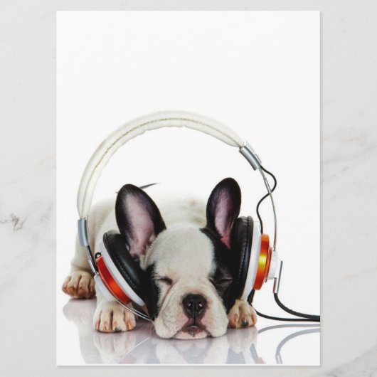 Cute Bulldog Sleeping | Engelse Bulldog Lover Menu (Voorkant)