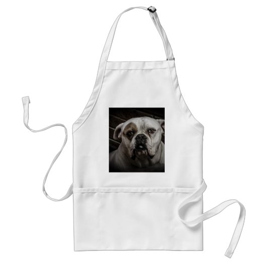 Cute Bulldog Standaard Schort (Voorkant)