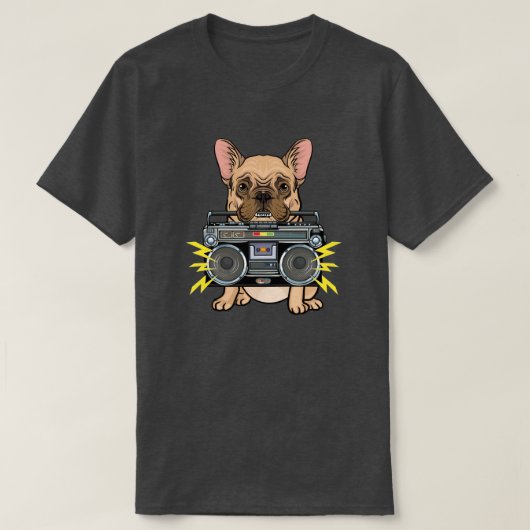 Cute Bulldog T-shirt (Design voorkant)