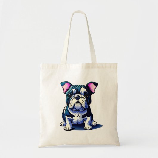 Cute Bulldog Tote Bag (Voorkant)