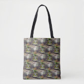 Cute Bullfrog Animal Natuur Pattern Tote Bag (Voorkant)
