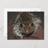 CUTE BULLFROG BRIEFKAART (Voorkant / Achterkant)