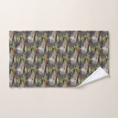 Cute Bullfrog Face Animal Natuur Pattern Bad Handdoek (Handdoek)