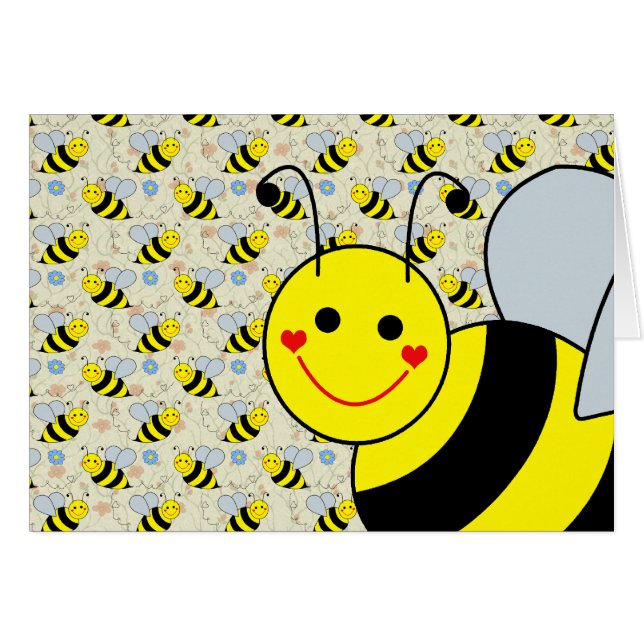 Cute Bumble Bee (Voorkant Horizontaal)