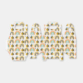 Cute Bumble Bee and Rainbows Pattern Bedankdoosjes (Uitgevouwen)