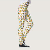 Cute Bumble Bee and Rainbows Pattern Leggings (Rechts)