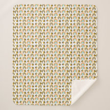 Cute Bumble Bee and Rainbows Pattern