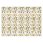 Cute Bumble Bee and Rainbows Pattern Tafelkleed (Voorkant (Horizontaal))