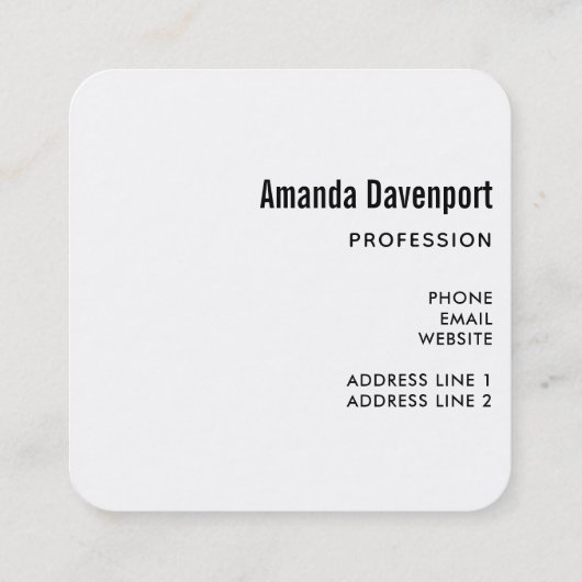 Cute Bumble Bee and Rainbows Pattern Vierkante Visitekaartje (Achterkant)