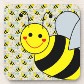 Cute Bumble Bee Bier Onderzetter (Voorkant)