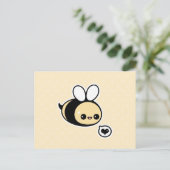Cute Bumble Bee Briefkaart (Staand voorkant)