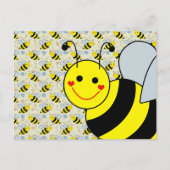 Cute Bumble Bee Briefkaart (Voorkant)