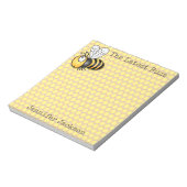 Cute bumble bee cartoon notitieblok (Linkerzijde)