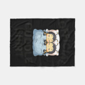 Cute Bumble Bee Couple Cuddle  Fleece Deken (Voorkant (Horizontaal))