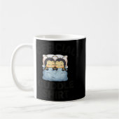Cute Bumble Bee Couple Cuddle Koffiemok (Links)