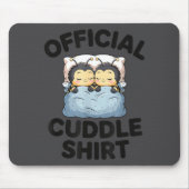 Cute Bumble Bee Couple Cuddle  Muismat (Voorkant)