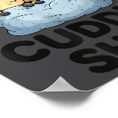 Cute Bumble Bee Couple Cuddle  Poster (Hoek)