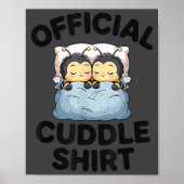Cute Bumble Bee Couple Cuddle  Poster (Voorkant)