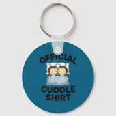 Cute Bumble Bee Couple Cuddle  Sleutelhanger (Voorkant)
