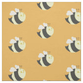 Cute Bumble Bee Fabric Stof (Swatch)