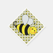 Cute Bumble Bee met Pattern Servetten (Hoek)