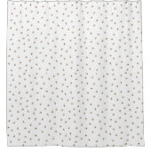 Cute Bumble Bee Pattern Shower Curtain Douchegordijn (Voorkant)