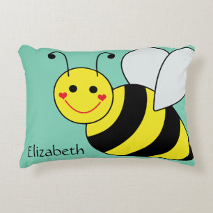 Cute Bumble Bee Persoonlijk Accent Kussen
