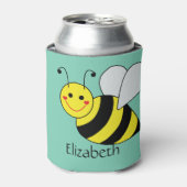Cute Bumble Bee Persoonlijk Blikjeskoeler (Blikje Voorkant)