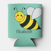 Cute Bumble Bee Persoonlijk Blikjeskoeler (Voorkant)
