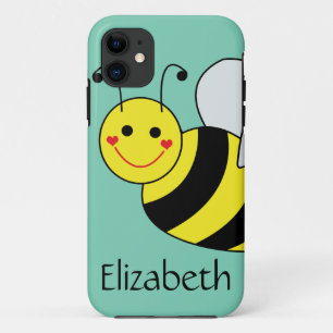 Cute Bumble Bee Persoonlijk iPhone 11 Hoesje