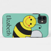Cute Bumble Bee Persoonlijk Case-Mate iPhone Case (Achterkant (horizontaal))