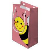 Cute Bumble Bee Persoonlijk Klein Cadeauzakje (Achterkant Gekanteld)