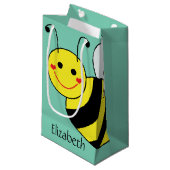 Cute Bumble Bee Persoonlijk Klein Cadeauzakje (Voorkant Gekanteld)