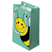 Cute Bumble Bee Persoonlijk Klein Cadeauzakje (Achterkant Gekanteld)