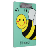 Cute Bumble Bee Persoonlijk Klembord (Rechts)